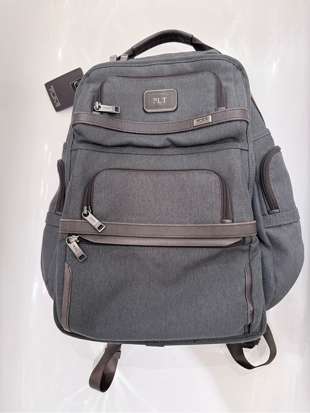 TUMI Alpha 3 Brief Pack Backpack | Anthracite | Rare Discontinued Color